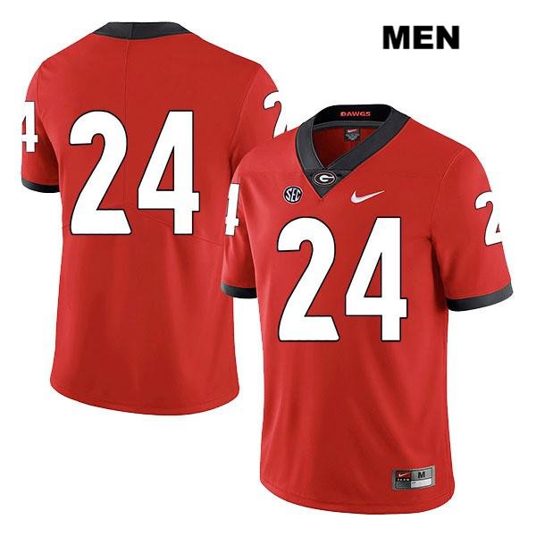 Georgia Bulldogs Men's Prather Hudson #24 NCAA No Name Legend Authentic Red Nike Stitched College Football Jersey JLG3856VJ